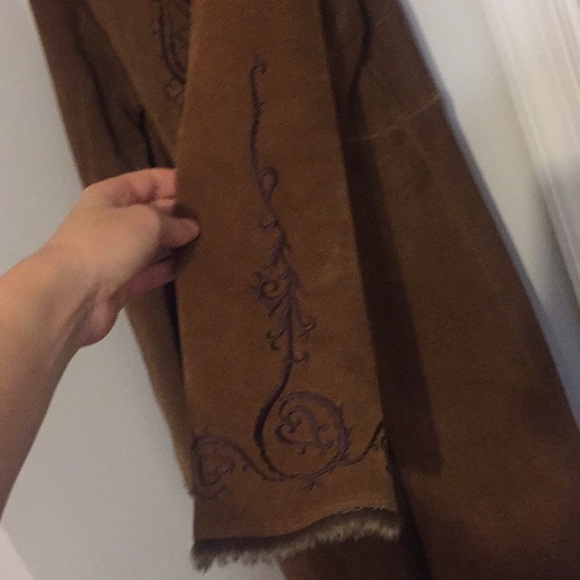 Vintage Guess Leather Coat - Picture 6 of 8